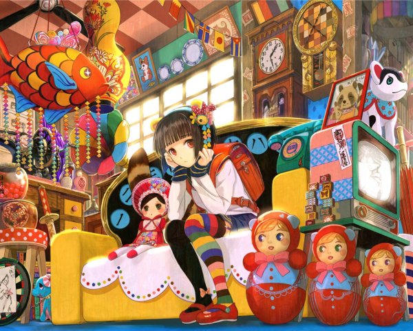 Витрина магазина игрушек фон