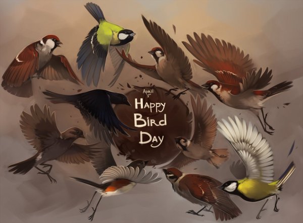 Милый Воробушек арт