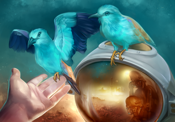 Фэнтези птицы