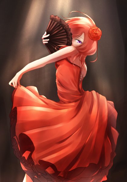 Анимешные бальные платья