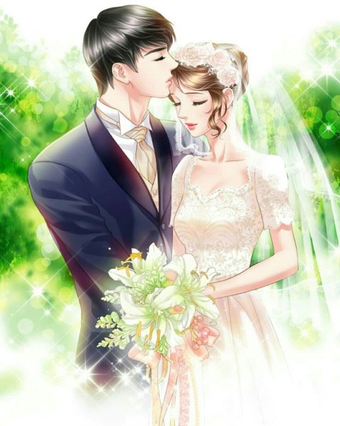 Аниме свадьба любовь