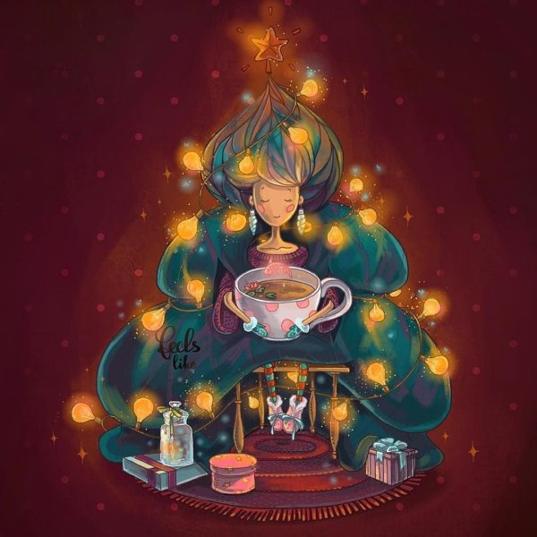 Новый год арт