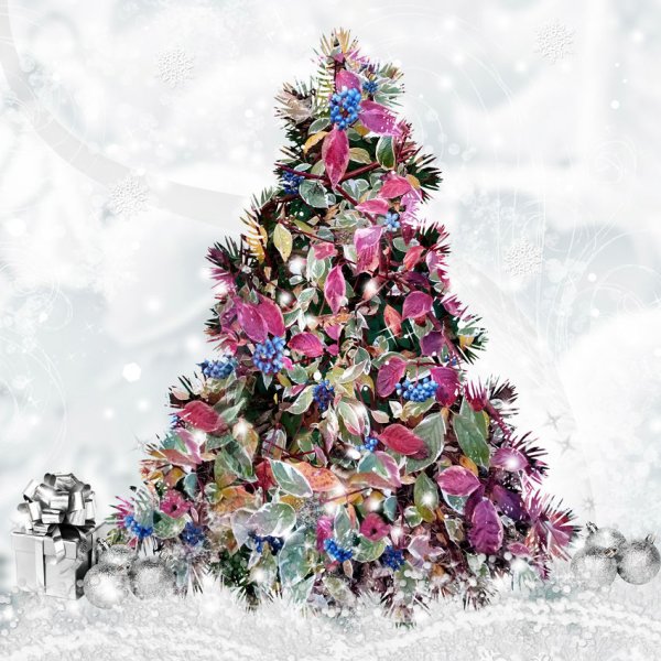 Новогодняя елочка арт