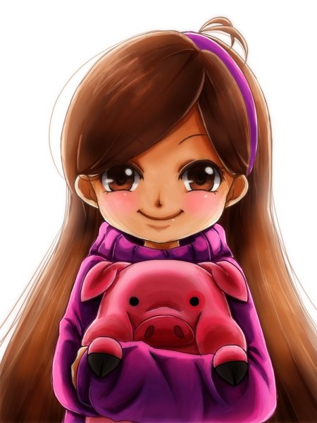 Мейбл из Гравити Фолз аниме