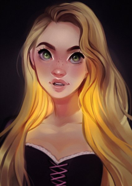 Современные принцессы Диснея Рапунцель