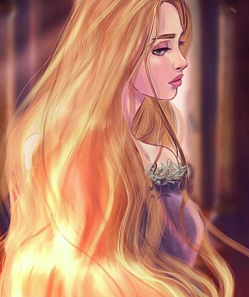 Рапунцель арт