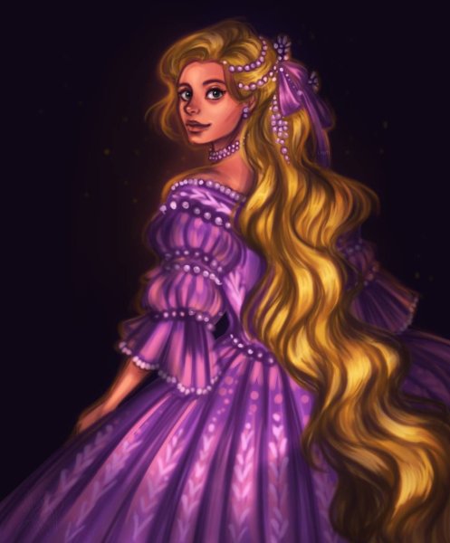 Рапунцель Фанарт