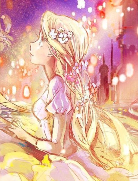 Рапунцель Дисней концепт арт