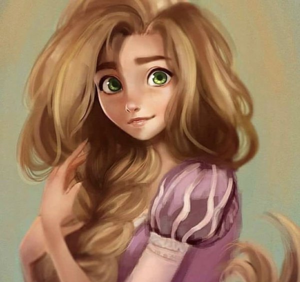 Рапунцель Фанарт