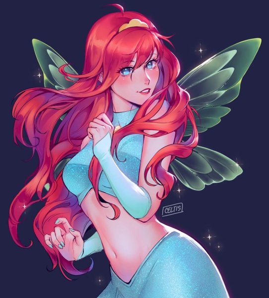 Блум арт в свитере