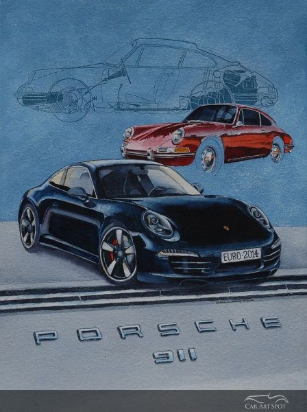 Porsche арт