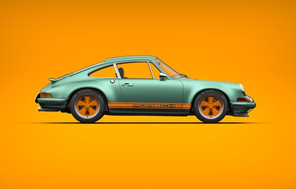Porsche 911 сбоку