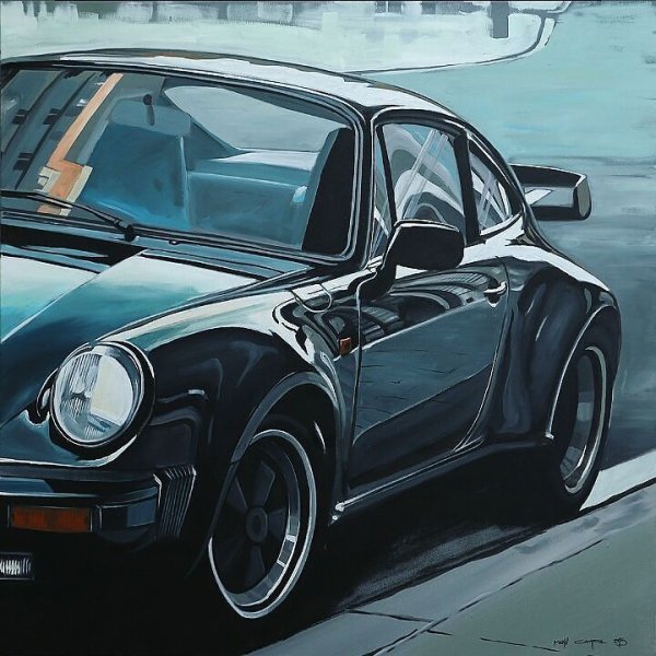 Porsche 911 964 арт