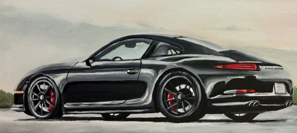 Красивые арты с Порше