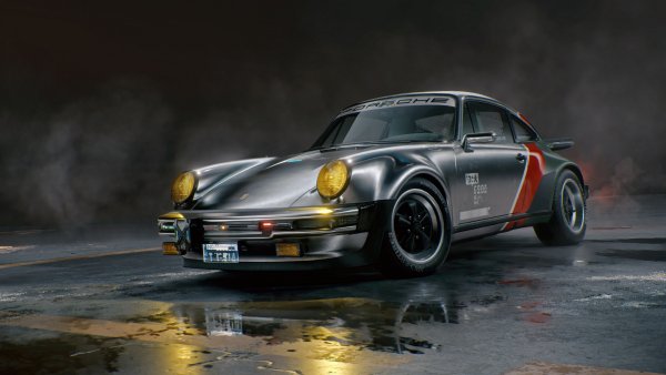 Porsche 911 930 Turbo Cyberpunk 2077