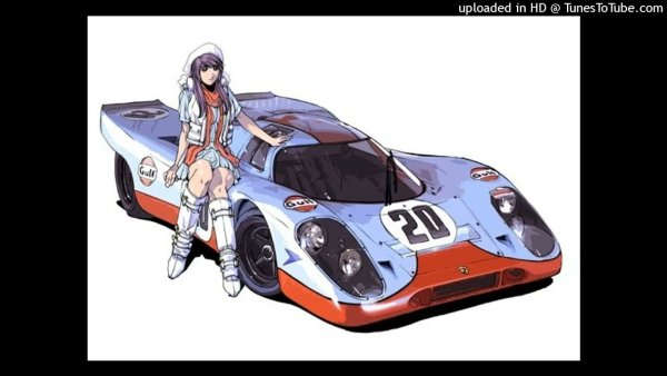 Порше арт аниме