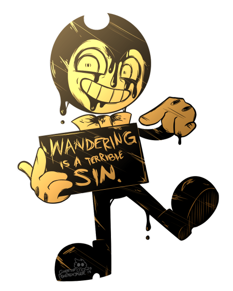 Стикеры БЕНДИ И чернильная машина