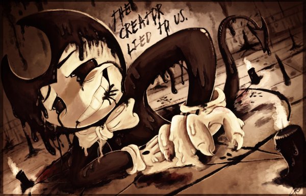 БЕНДИ И чернильная машина арт