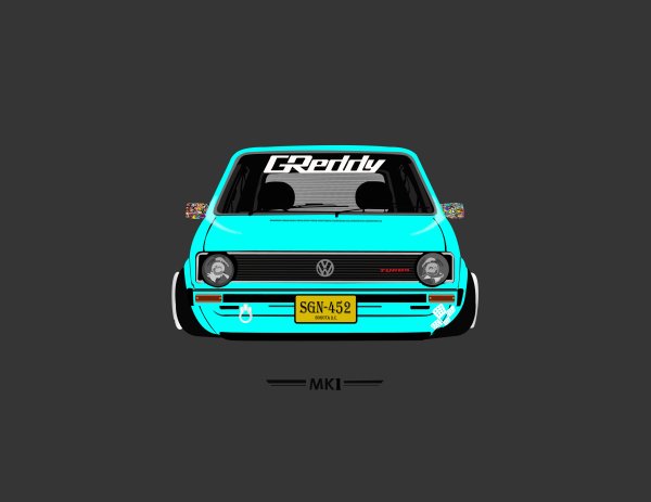 Volkswagen Golf 2 Art