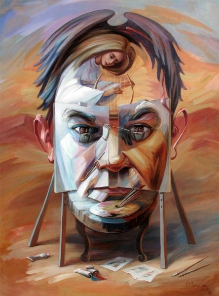 Олег Шупляк автопортрет