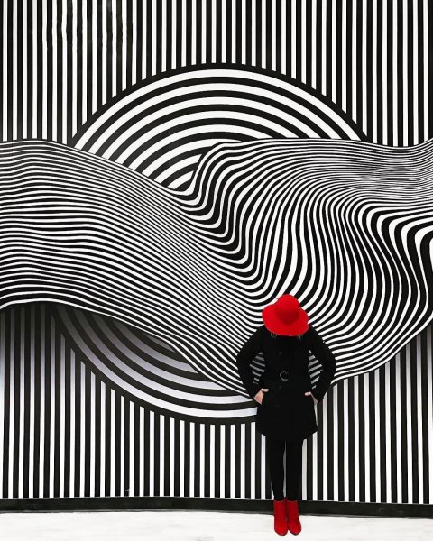 Оптическая иллюзия композиция