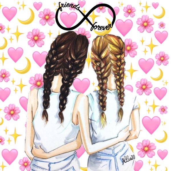 Красивые рисунки для подруги