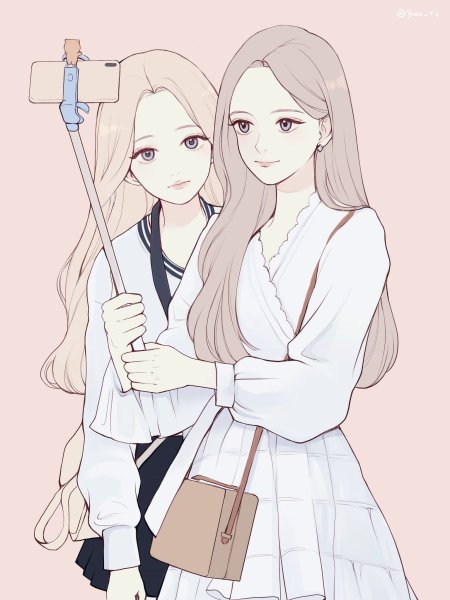 Две подруги арт