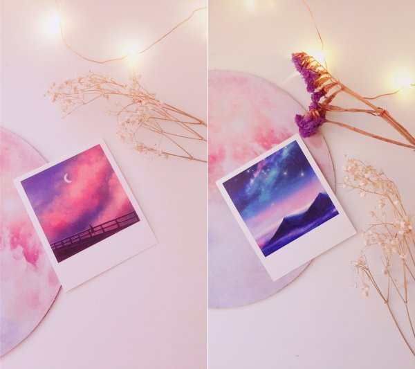 Полароиды рисунки