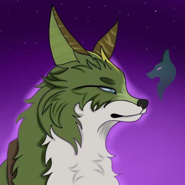 Вилд Кравт арт зелёная лиса