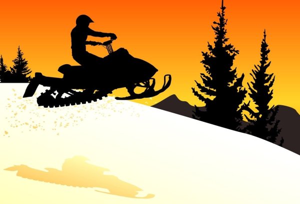 Снегоход иконка