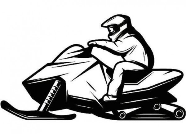 Снегоход Буран вектор