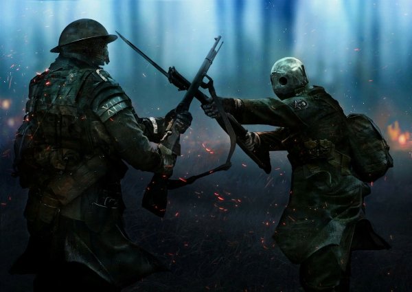 Штыковая атака арт дизельпанк