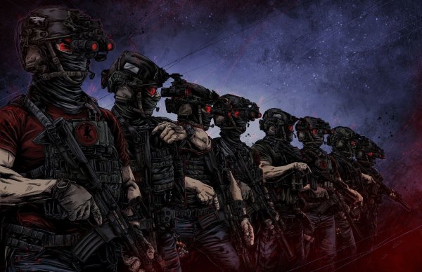 Арт Black Powder Red Earth