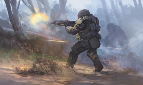 Sci Fi солдат СССР