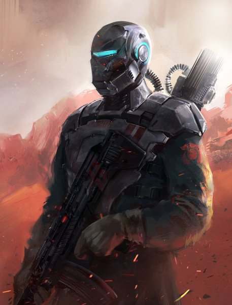 Sci-Fi солдаты арт