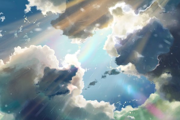 Аниме небо Макото Синкай