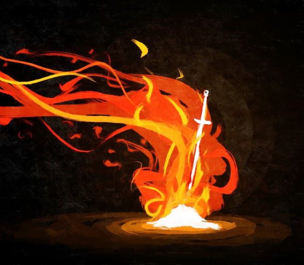 Огонь ручкой