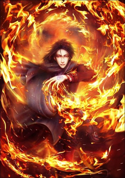 Себастьян Михаэлис в огне