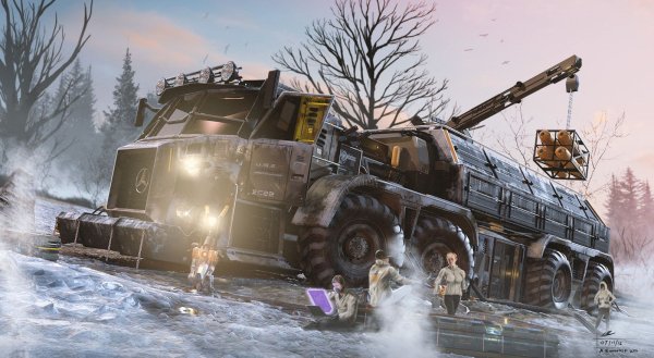 КРАЗ 255 постапокалипсис