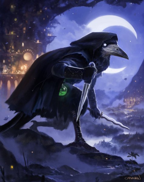 Ворон фэнтези