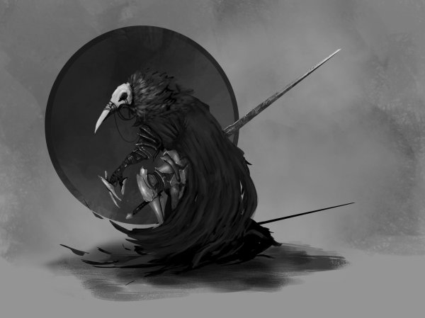 Дарк соулс ворон воин