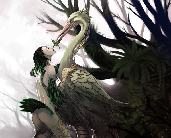 Журавль Цуру фэнтези