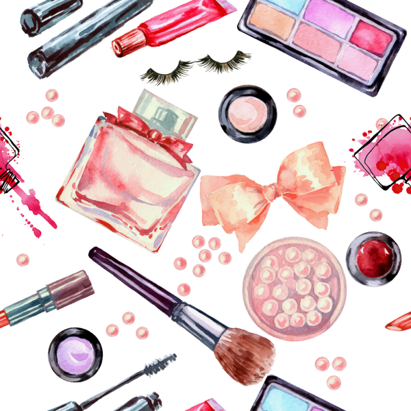 Открытка с косметикой