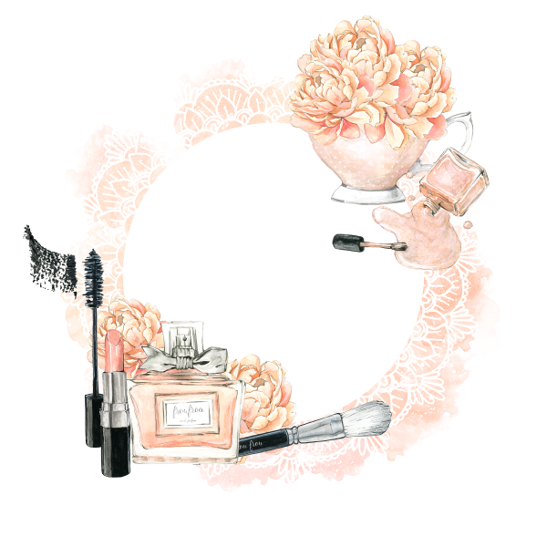 Рамка из косметики