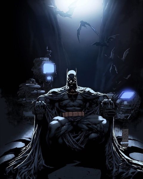 Бэтмен на горгулье