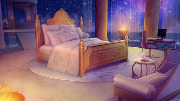 Королевская спальня аниме