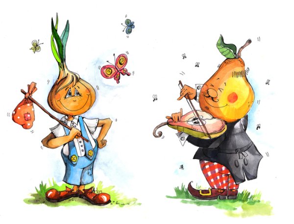 Чиполлино профессор груша