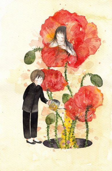 Маки иллюстрации арт