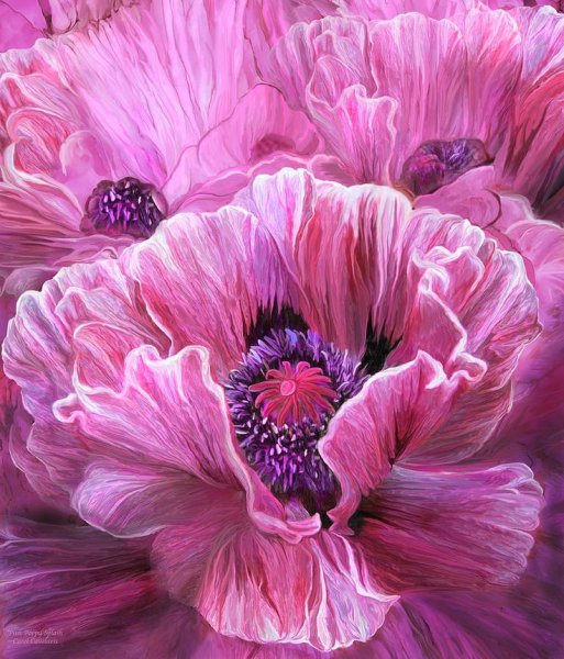 Цифровая живопись Кэрол Каваларис.