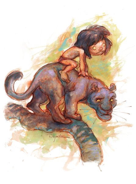 Аниме книга джунглей Маугли